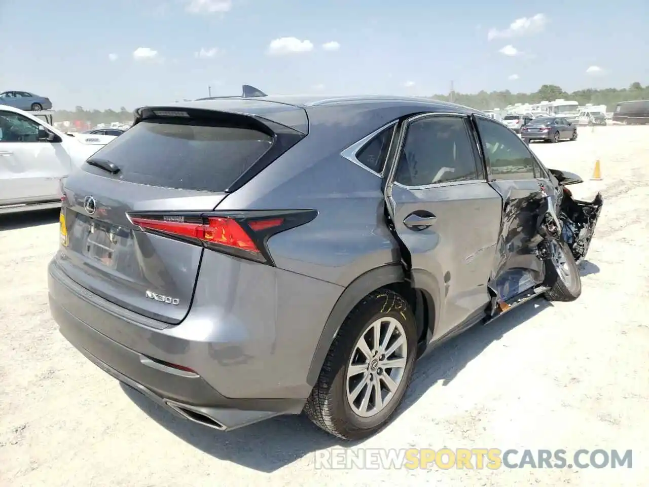 4 Фотография поврежденного автомобиля JTJDARBZ6L2165829 LEXUS NX 2020