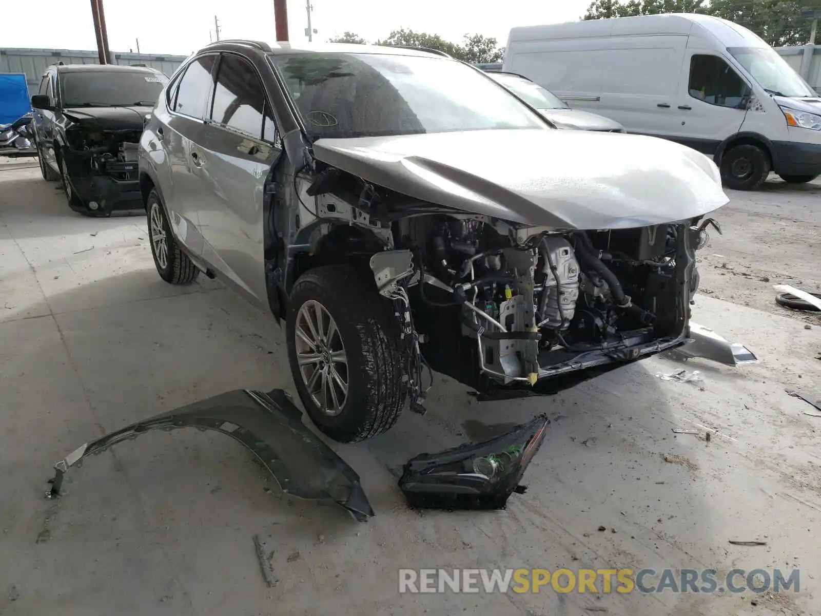 1 Photograph of a damaged car JTJDARBZ6L2174871 LEXUS NX 2020