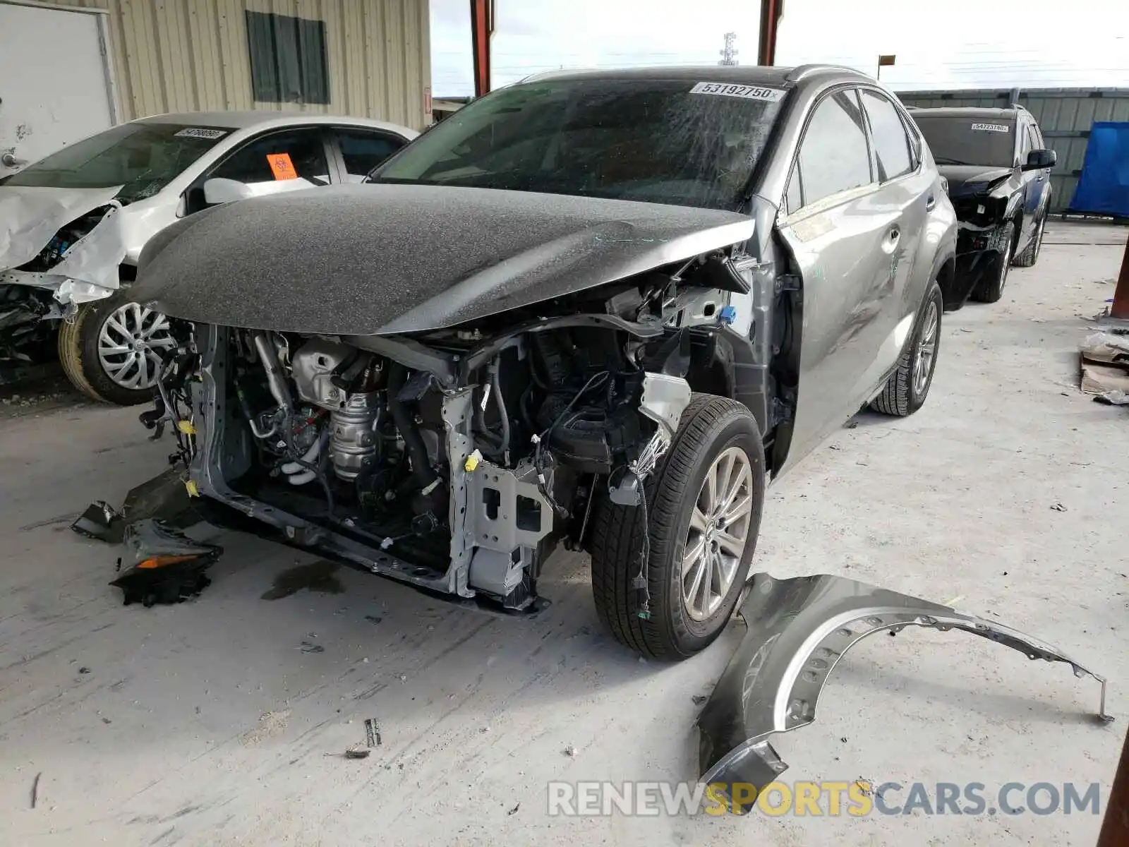 2 Photograph of a damaged car JTJDARBZ6L2174871 LEXUS NX 2020