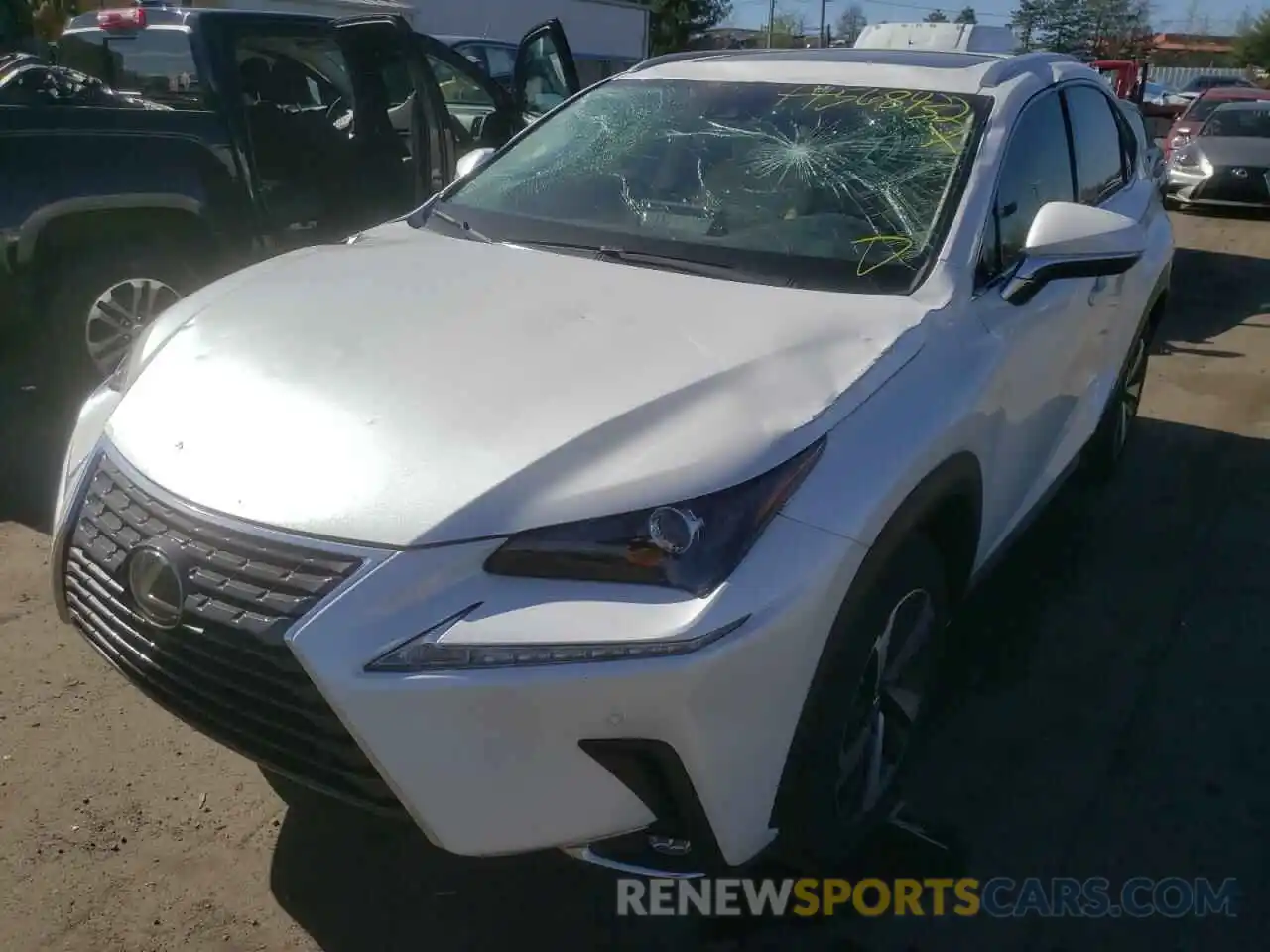 2 Photograph of a damaged car JTJDARBZ6L5005044 LEXUS NX 2020