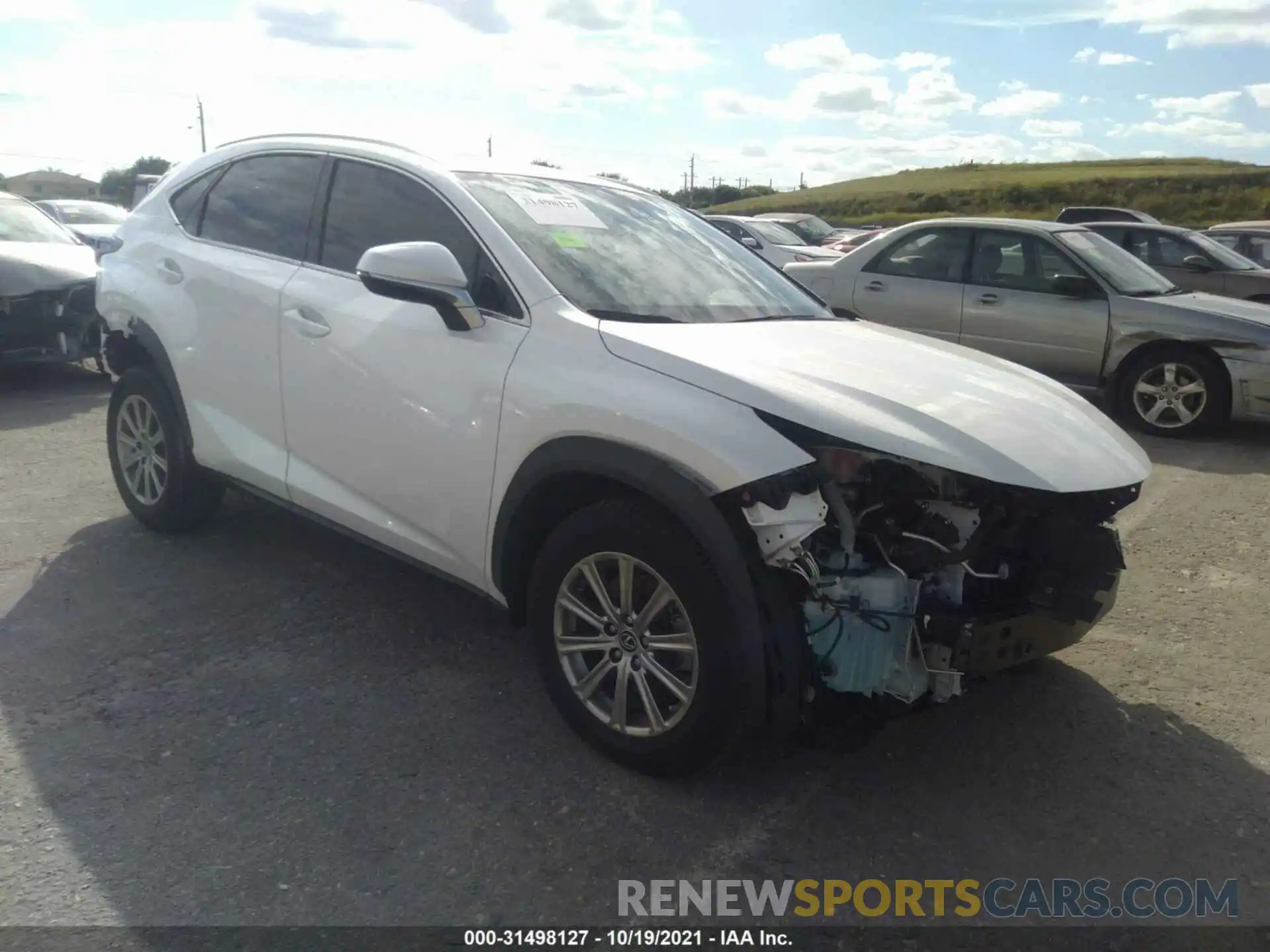 1 Photograph of a damaged car JTJDARBZ6L5010034 LEXUS NX 2020