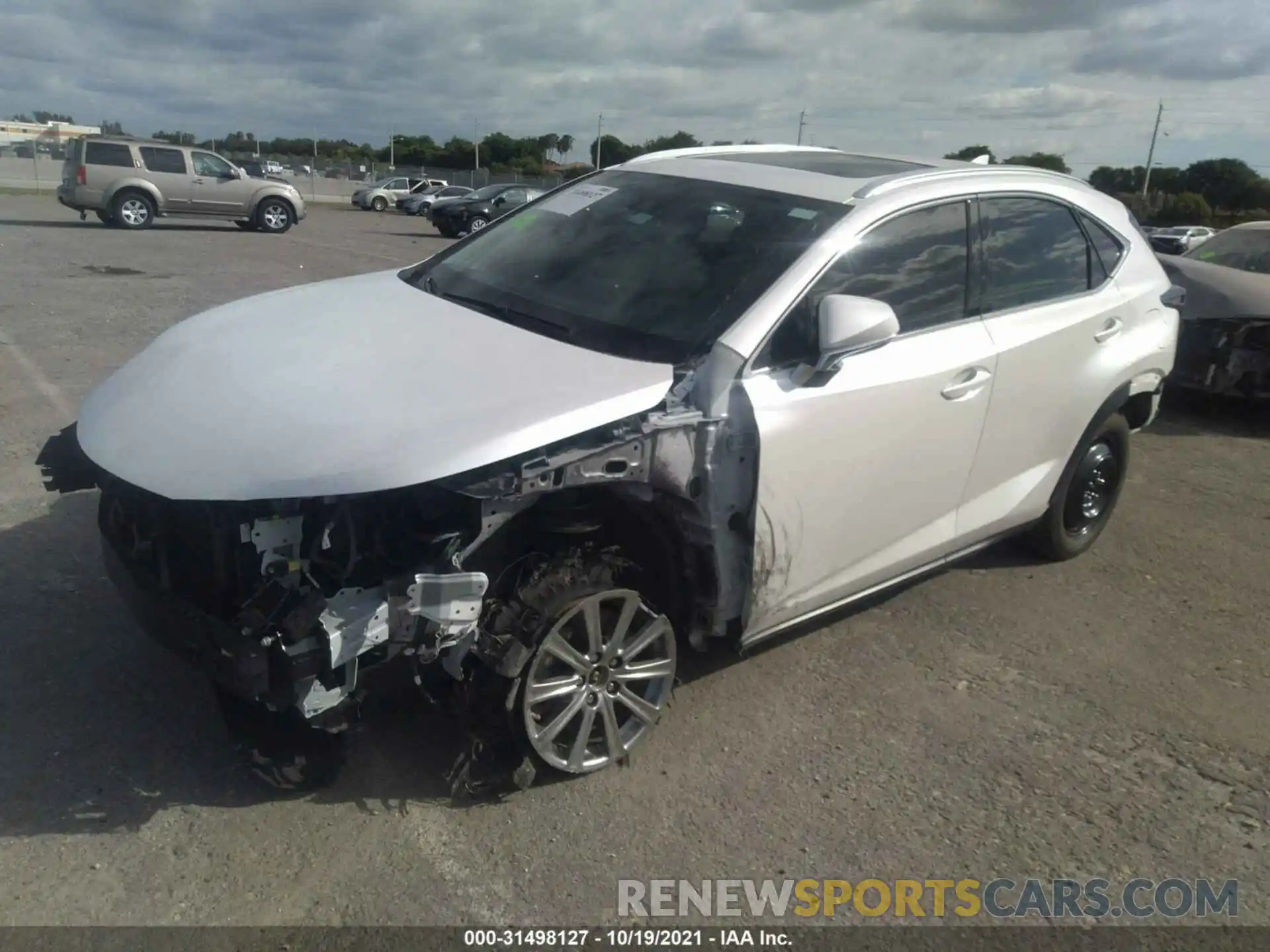 2 Photograph of a damaged car JTJDARBZ6L5010034 LEXUS NX 2020