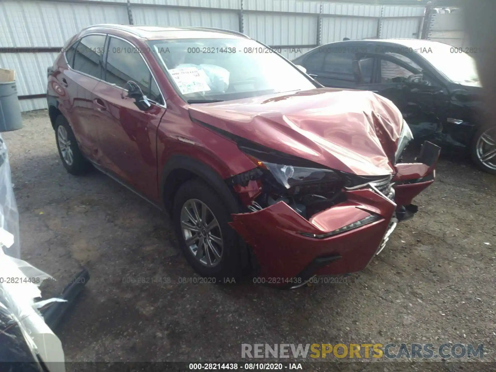 1 Photograph of a damaged car JTJDARBZ6L5014505 LEXUS NX 2020