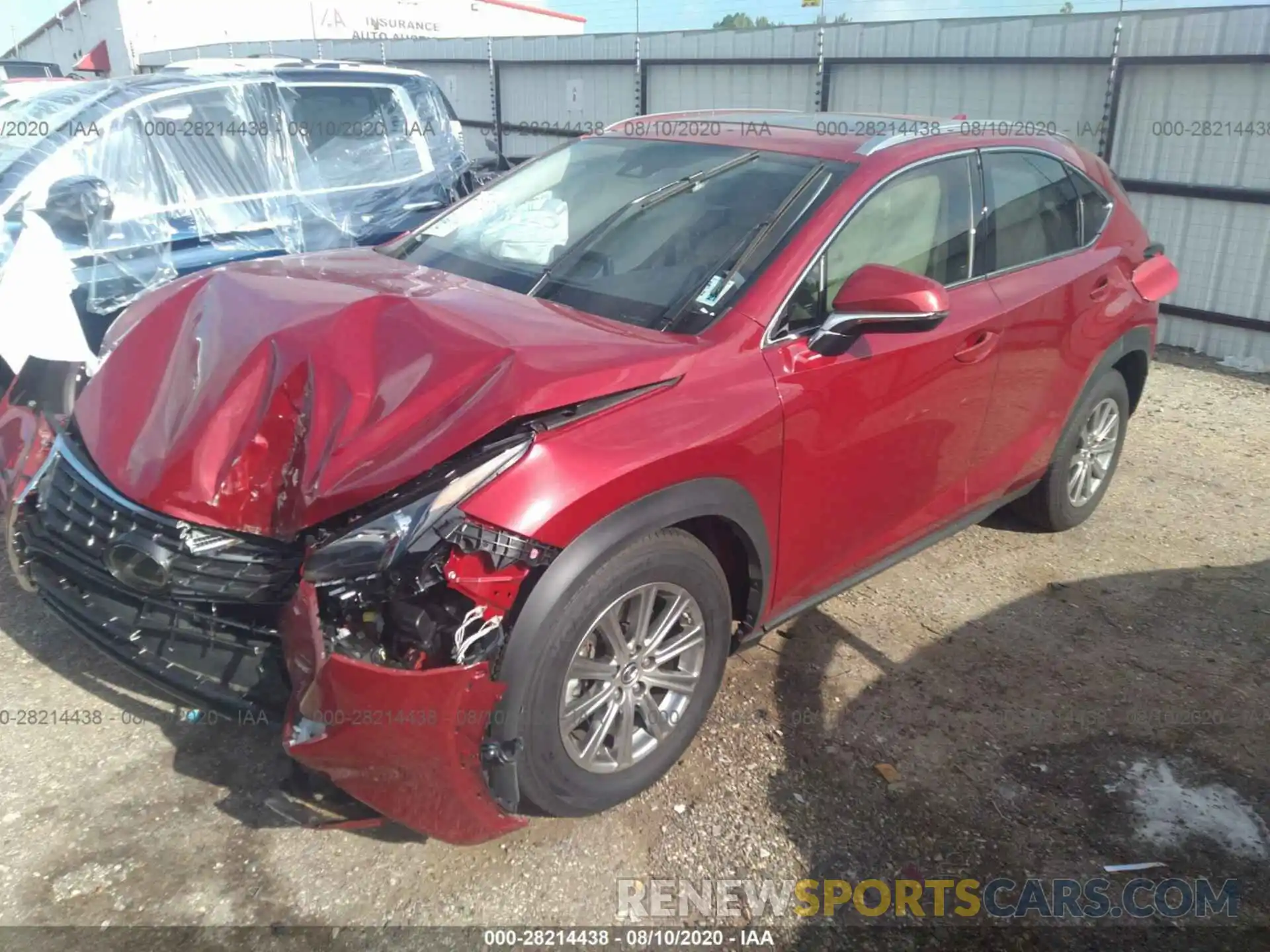 2 Photograph of a damaged car JTJDARBZ6L5014505 LEXUS NX 2020