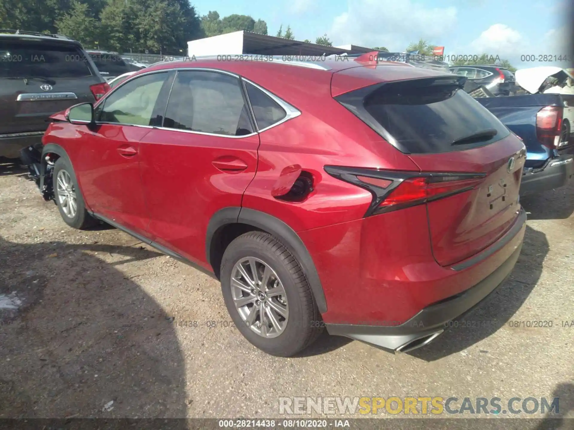 3 Photograph of a damaged car JTJDARBZ6L5014505 LEXUS NX 2020