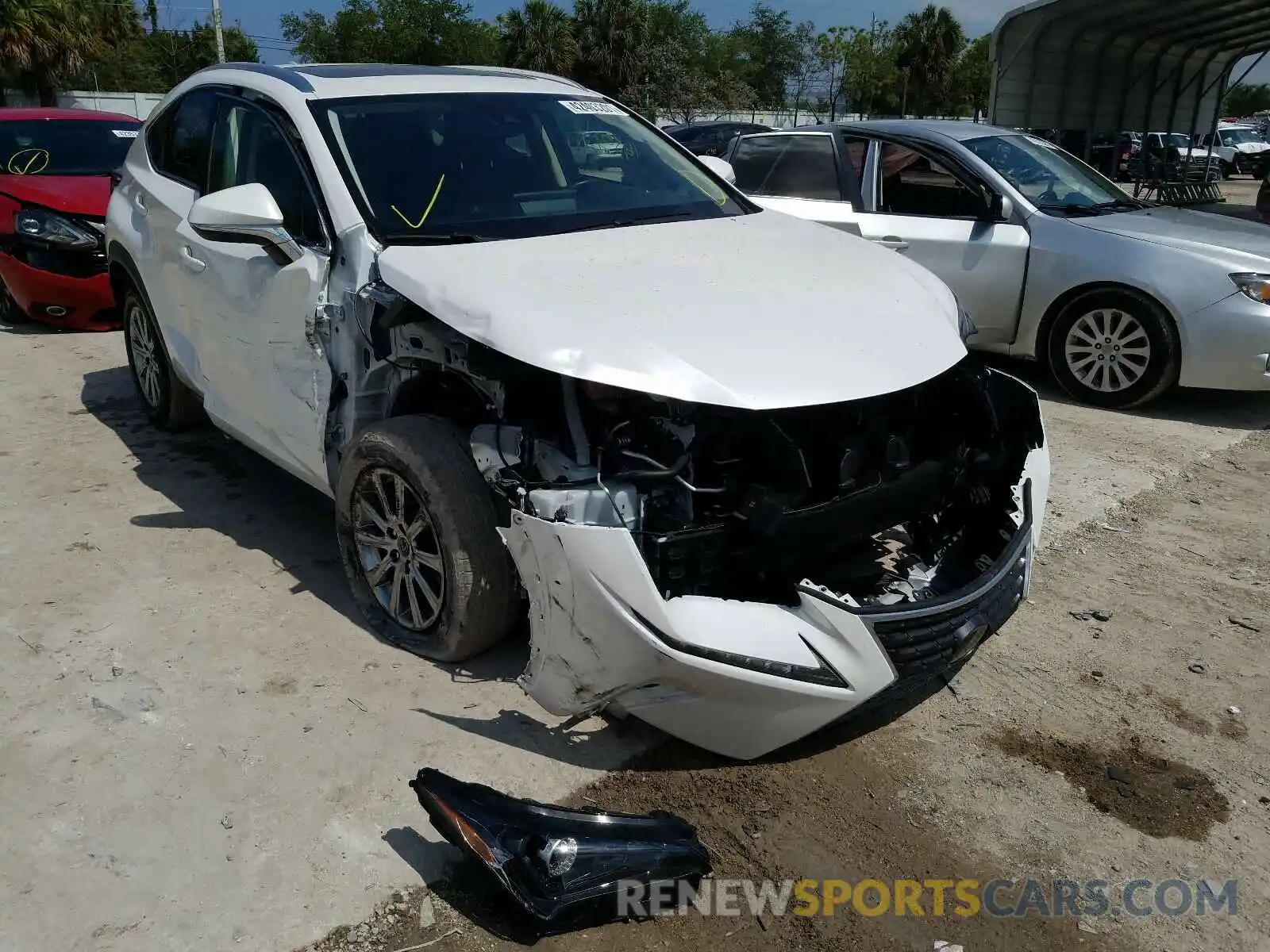 1 Фотография поврежденного автомобиля JTJDARBZ6L5015167 LEXUS NX 2020