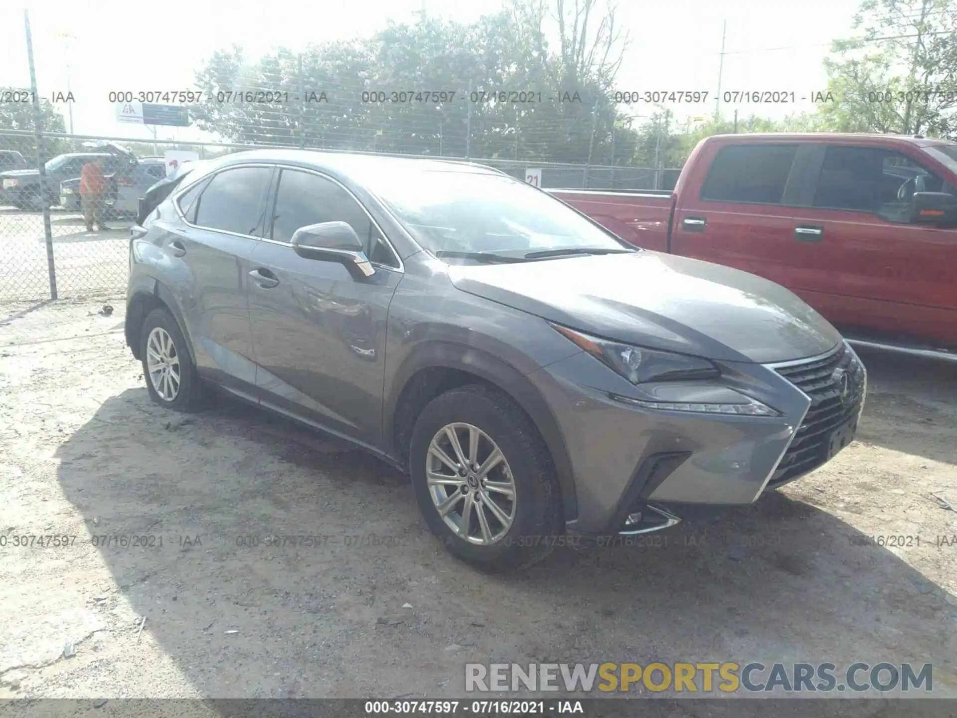 1 Photograph of a damaged car JTJDARBZ7L2173941 LEXUS NX 2020