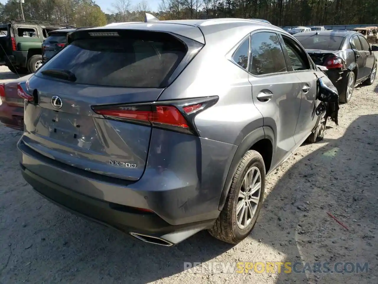 4 Фотография поврежденного автомобиля JTJDARBZ7L2174412 LEXUS NX 2020