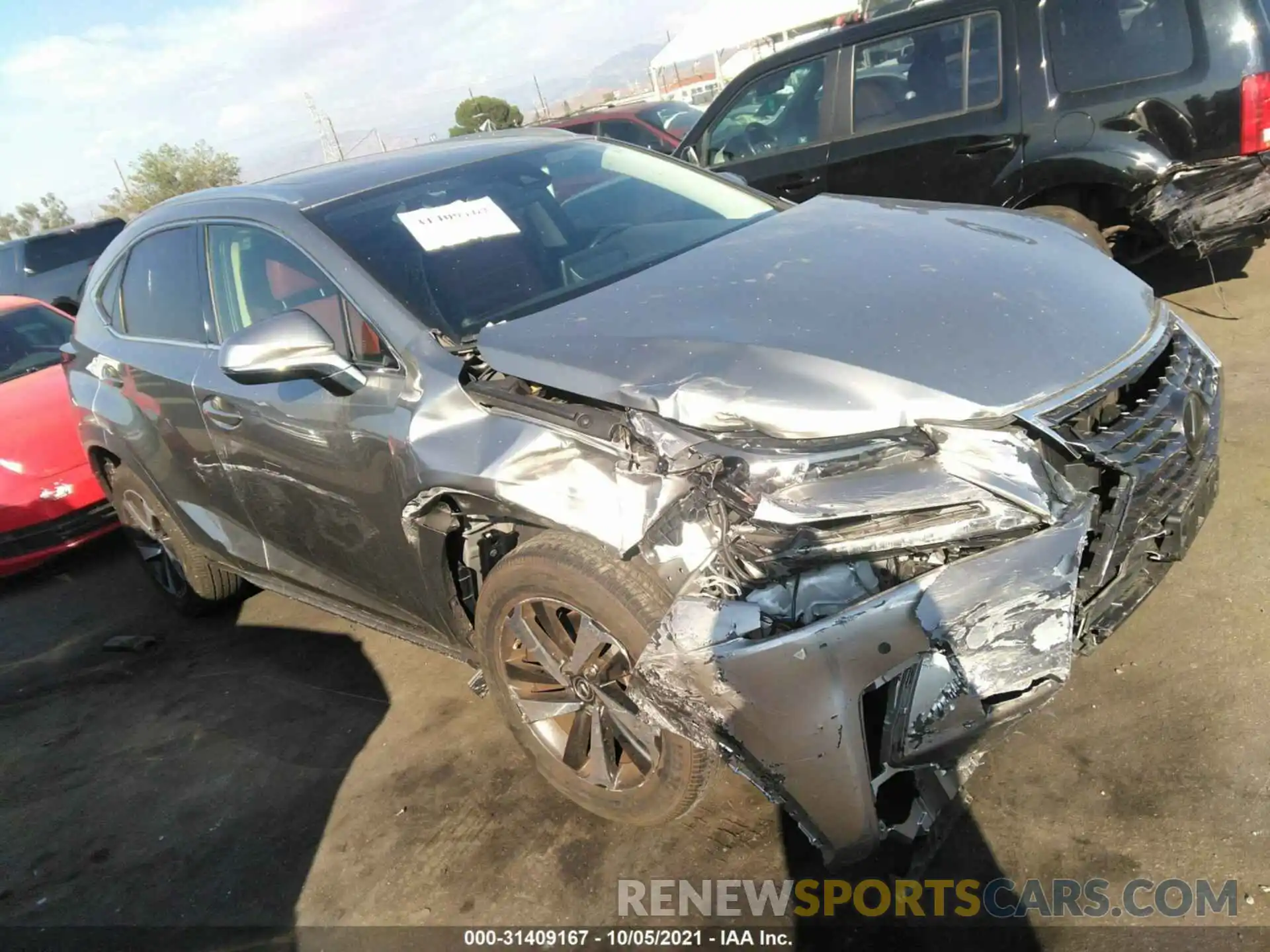 1 Photograph of a damaged car JTJDARBZ7L5002878 LEXUS NX 2020