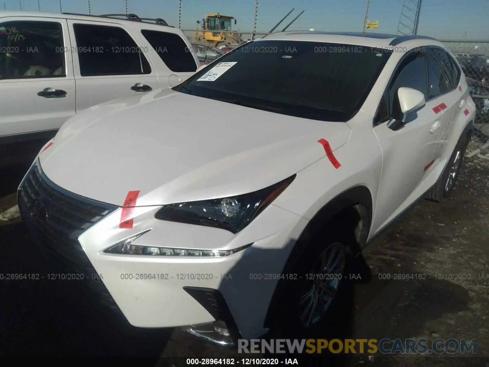 2 Photograph of a damaged car JTJDARBZ7L5005120 LEXUS NX 2020