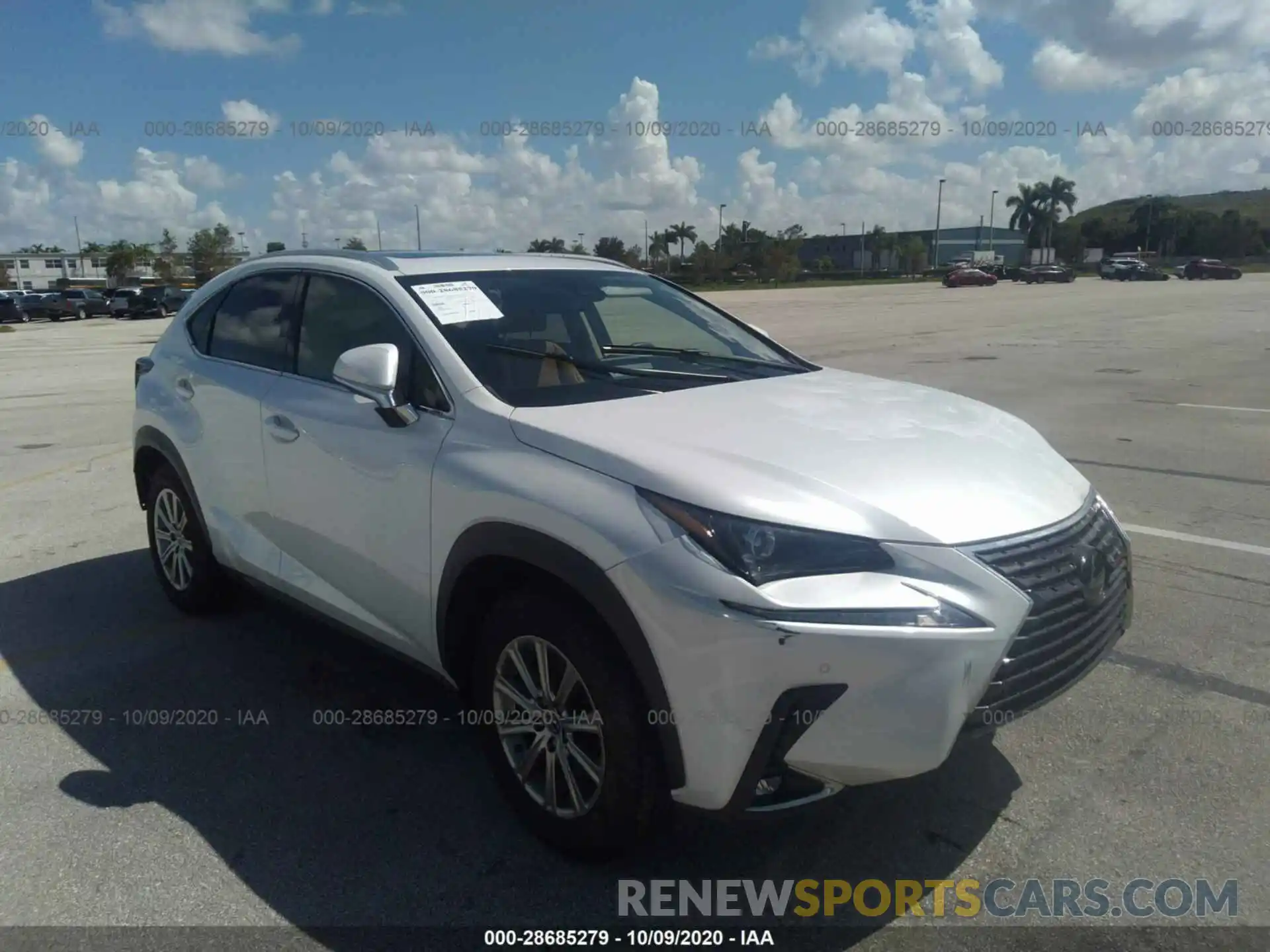 1 Фотография поврежденного автомобиля JTJDARBZ7L5005750 LEXUS NX 2020