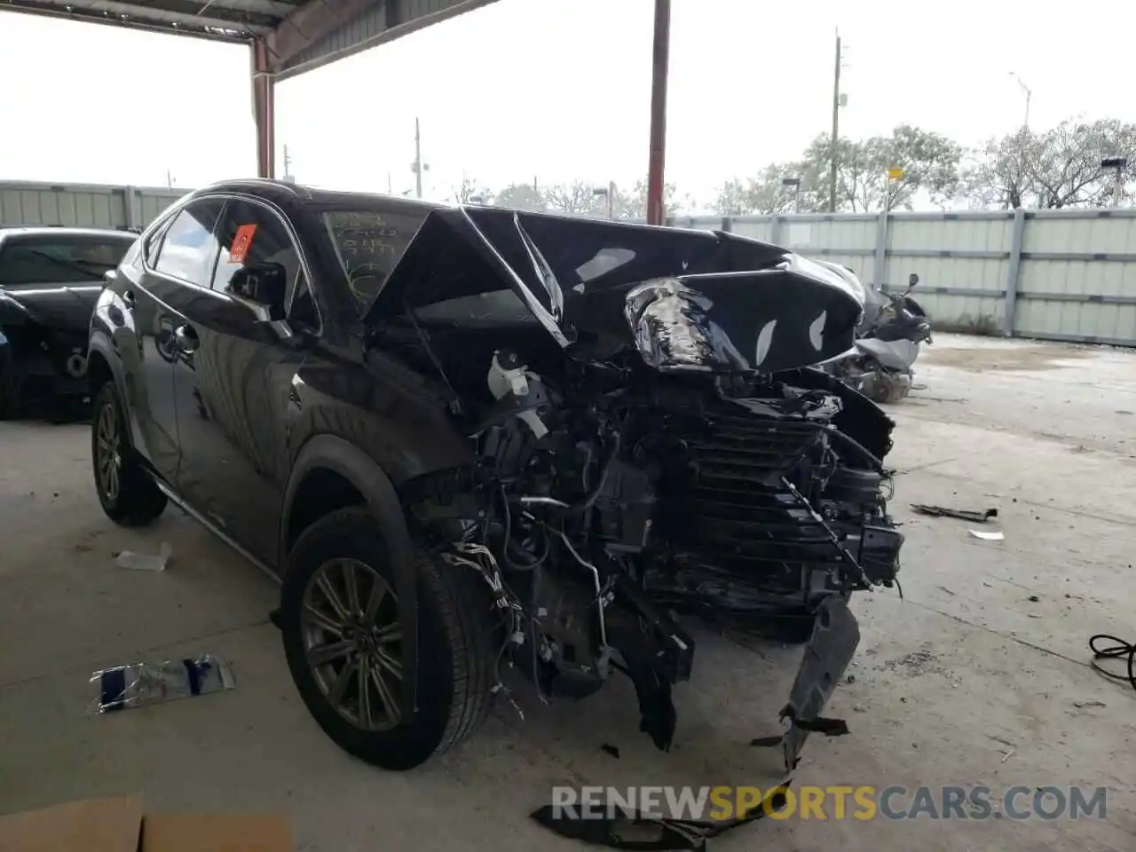 1 Photograph of a damaged car JTJDARBZ7L5007711 LEXUS NX 2020