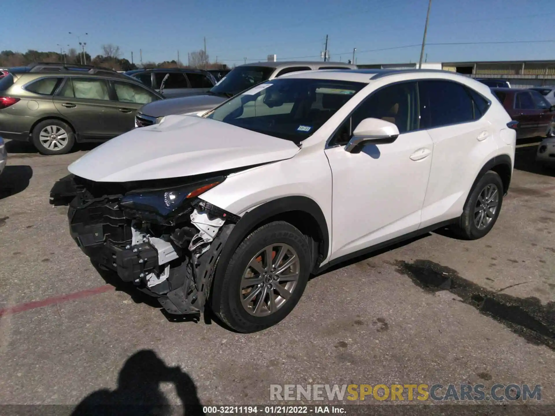 2 Фотография поврежденного автомобиля JTJDARBZ7L5008910 LEXUS NX 2020