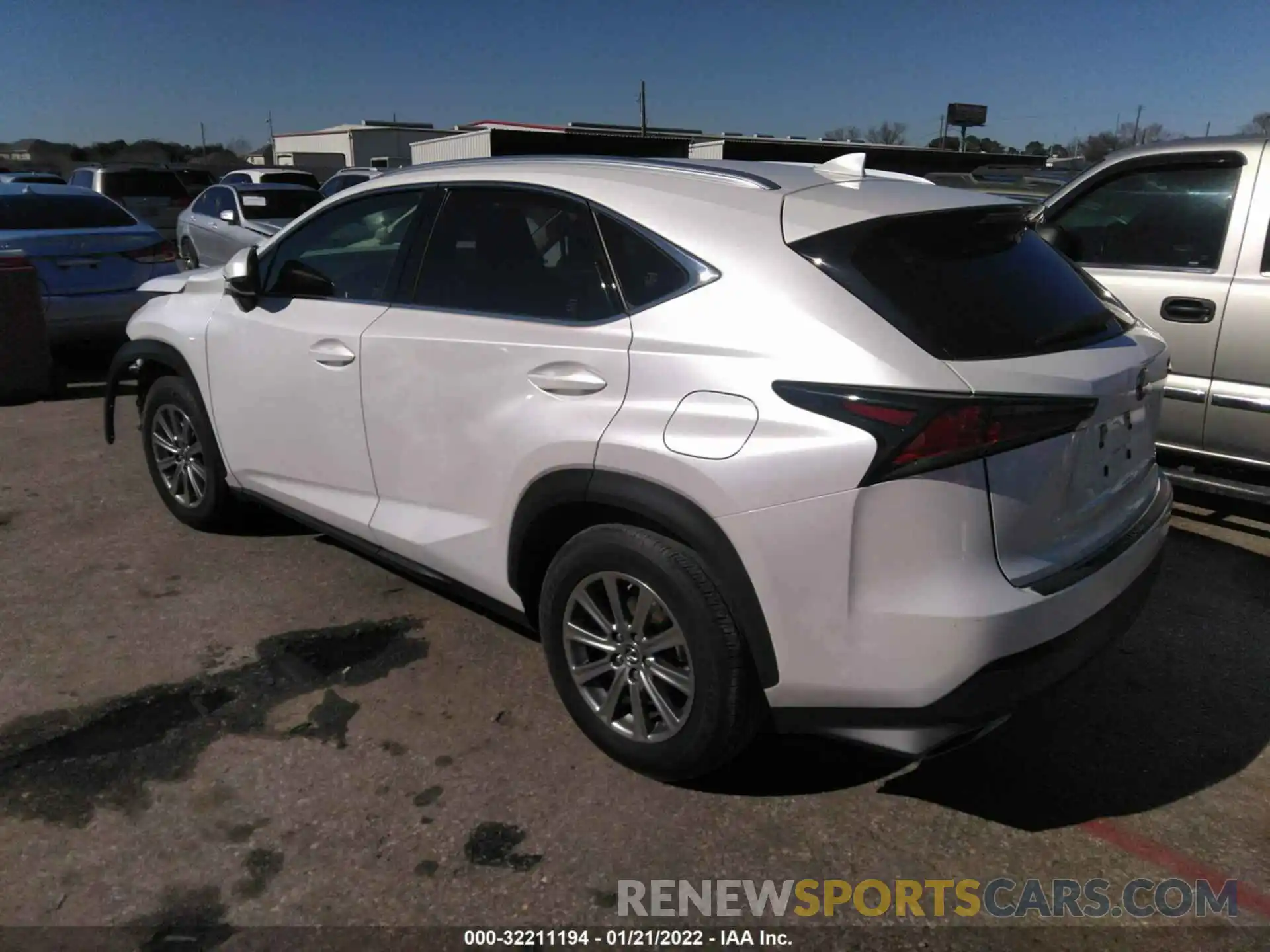 3 Фотография поврежденного автомобиля JTJDARBZ7L5008910 LEXUS NX 2020