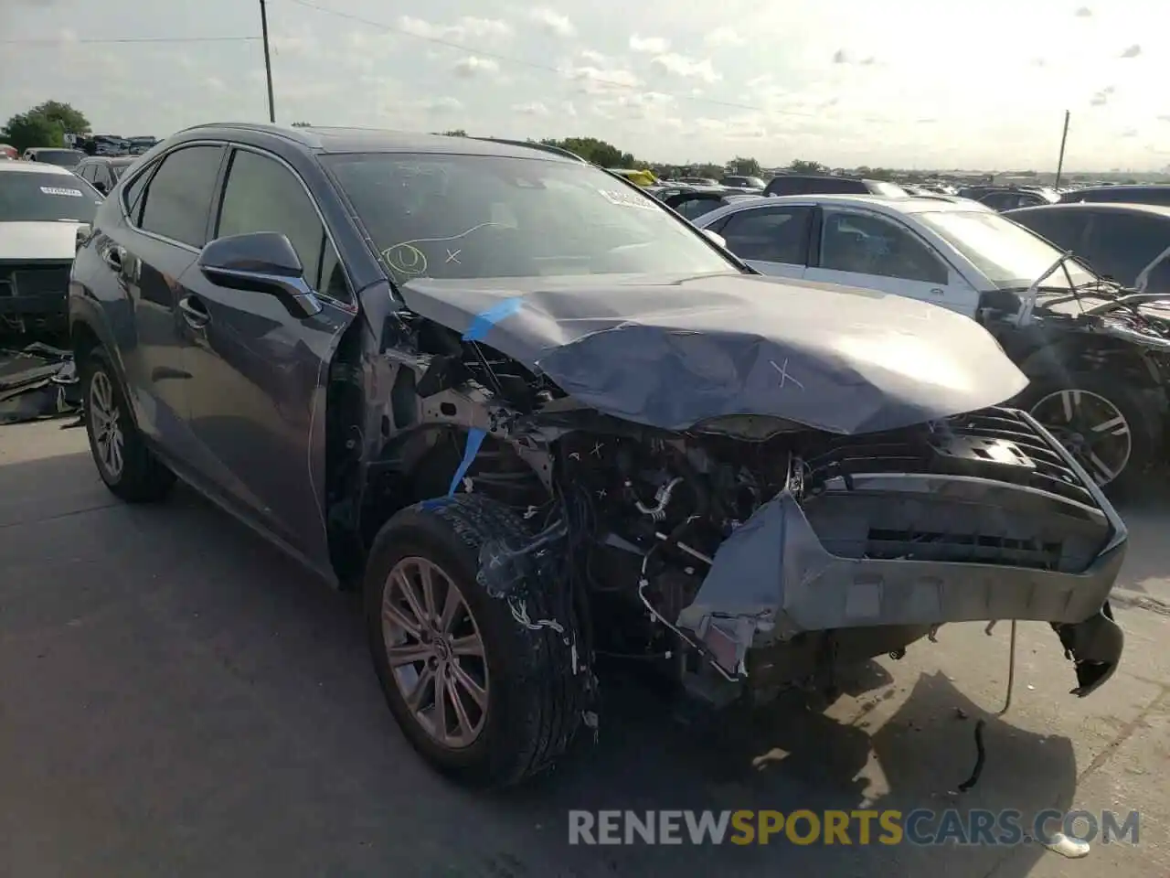 1 Photograph of a damaged car JTJDARBZ7L5010432 LEXUS NX 2020