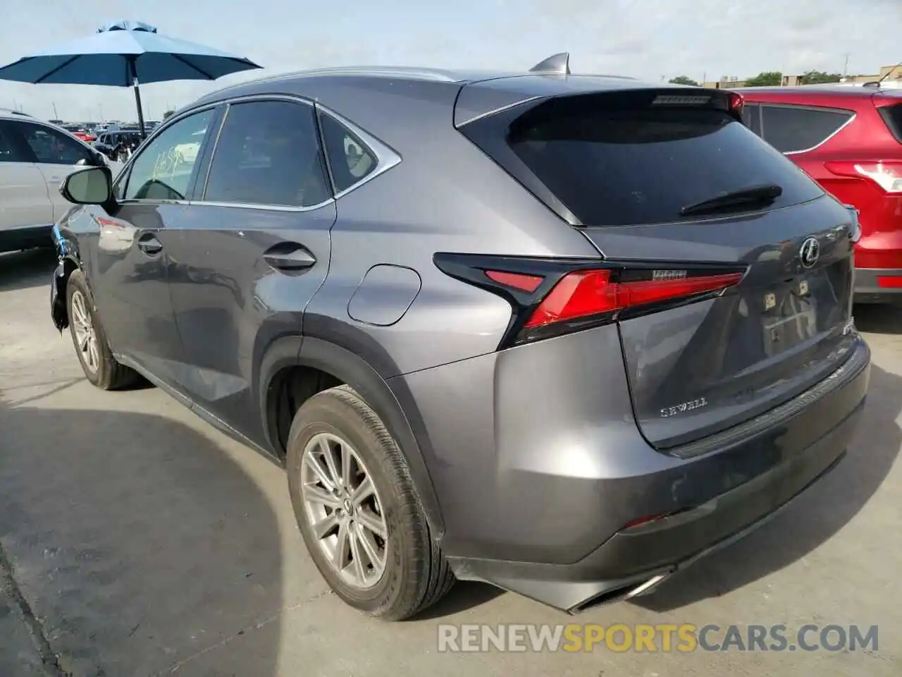 3 Фотография поврежденного автомобиля JTJDARBZ7L5010432 LEXUS NX 2020