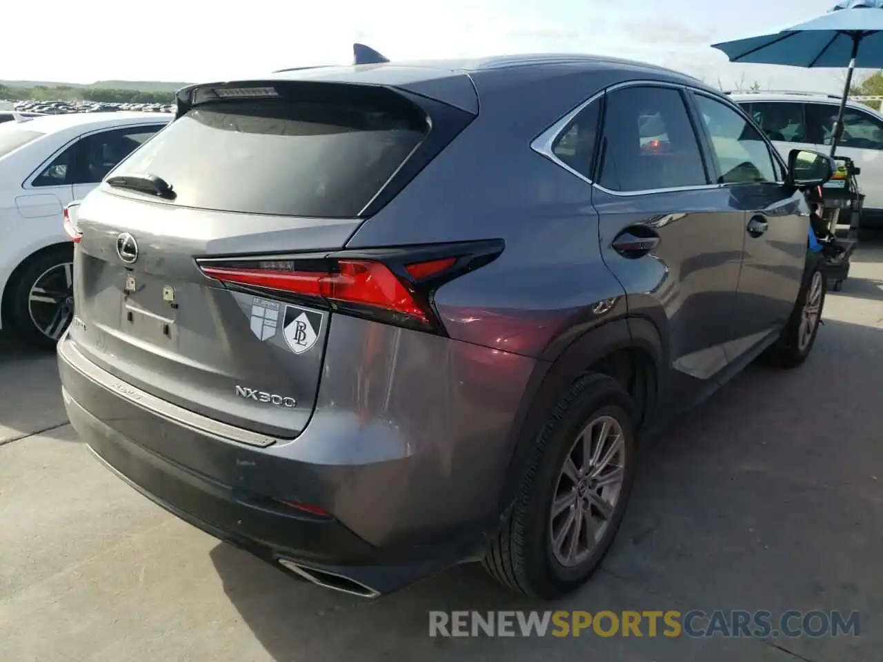 4 Фотография поврежденного автомобиля JTJDARBZ7L5010432 LEXUS NX 2020