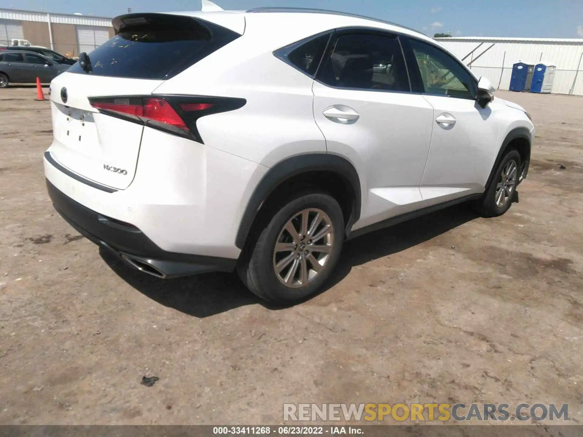 4 Фотография поврежденного автомобиля JTJDARBZ7L5012150 LEXUS NX 2020