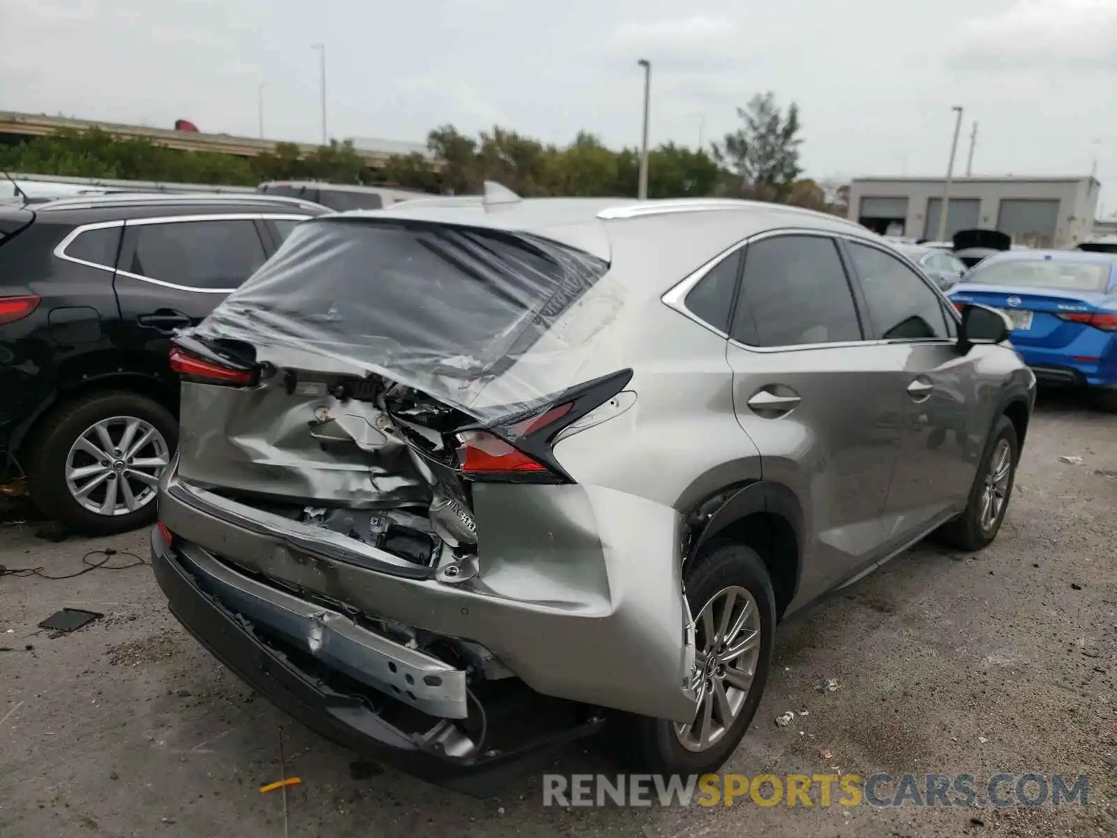 4 Фотография поврежденного автомобиля JTJDARBZ8L2158896 LEXUS NX 2020