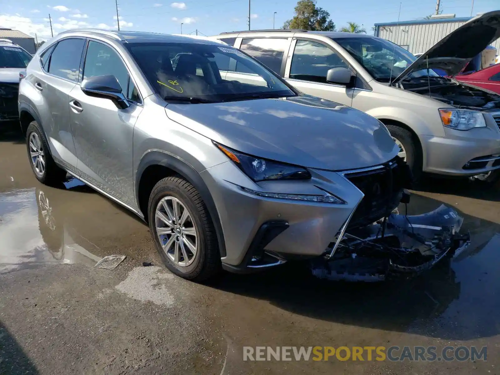 1 Photograph of a damaged car JTJDARBZ8L2173169 LEXUS NX 2020