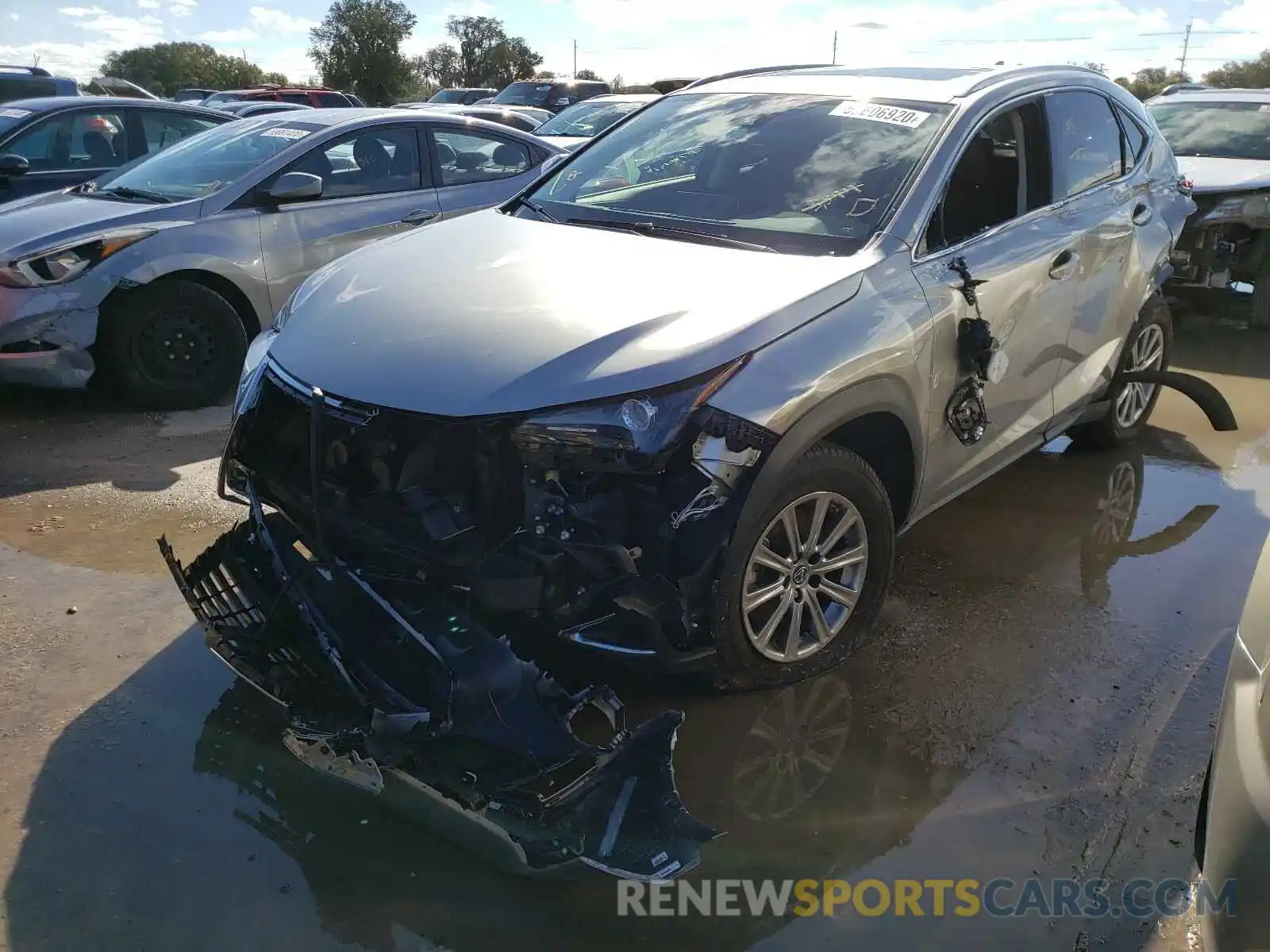 2 Photograph of a damaged car JTJDARBZ8L2173169 LEXUS NX 2020