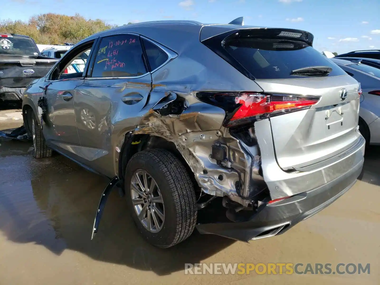 3 Photograph of a damaged car JTJDARBZ8L2173169 LEXUS NX 2020