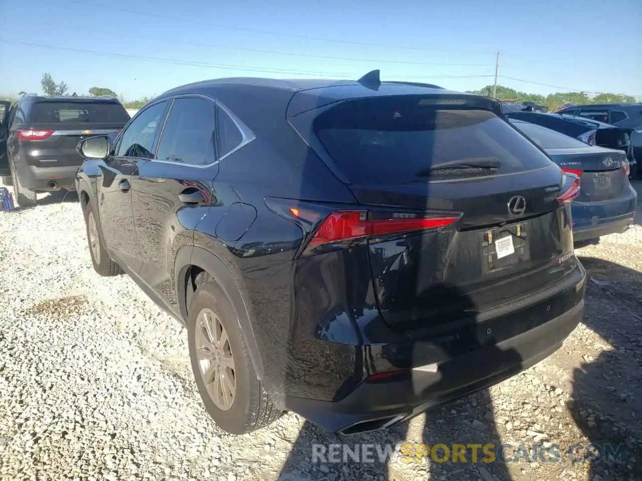 3 Photograph of a damaged car JTJDARBZ8L2173981 LEXUS NX 2020