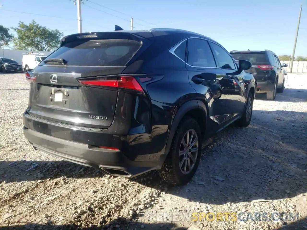 4 Photograph of a damaged car JTJDARBZ8L2173981 LEXUS NX 2020