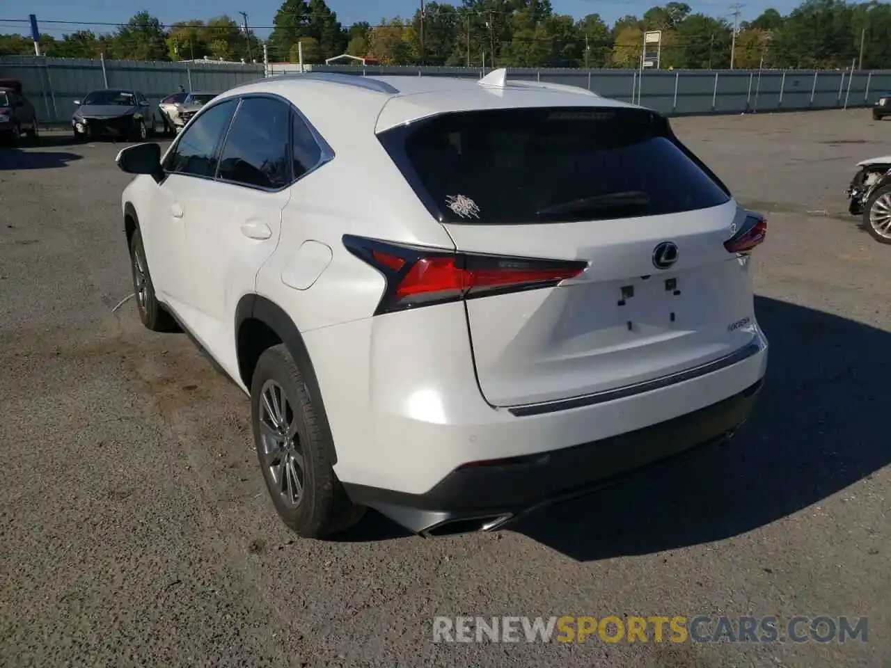 3 Photograph of a damaged car JTJDARBZ8L5001321 LEXUS NX 2020