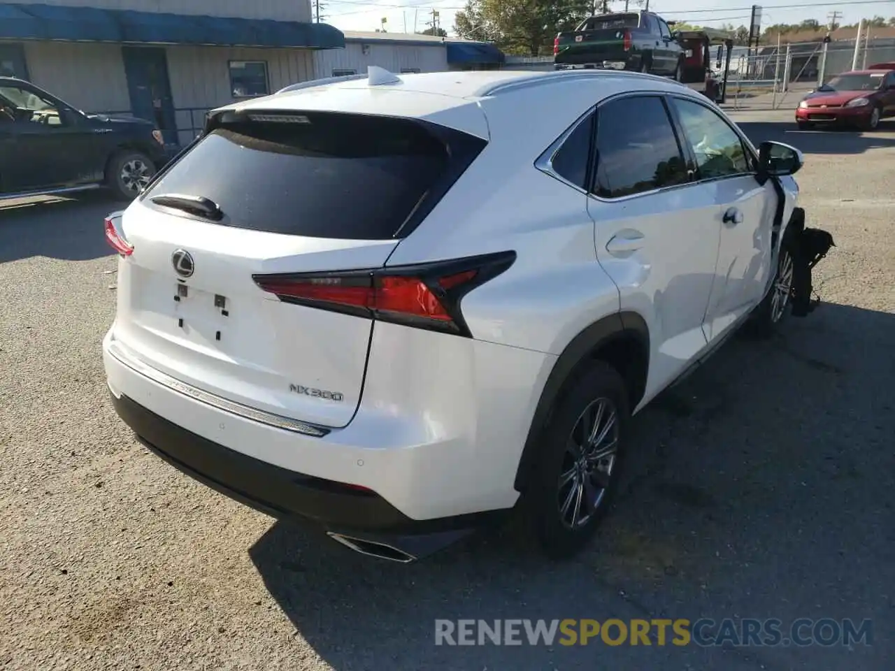 4 Photograph of a damaged car JTJDARBZ8L5001321 LEXUS NX 2020