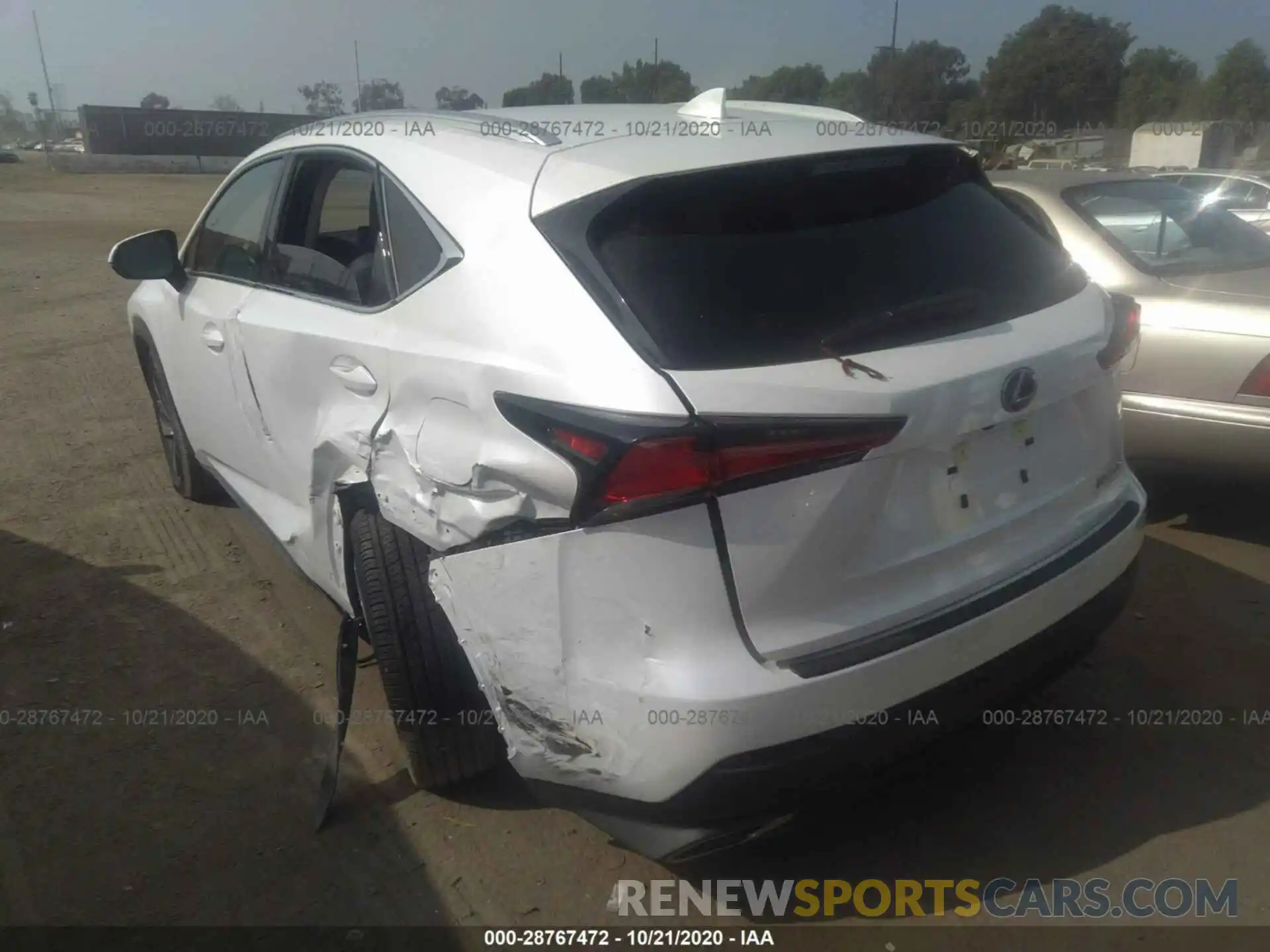 3 Photograph of a damaged car JTJDARBZ8L5003036 LEXUS NX 2020