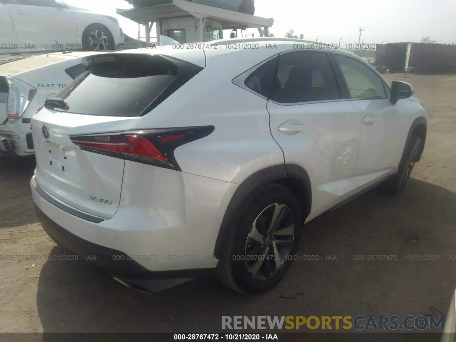 4 Photograph of a damaged car JTJDARBZ8L5003036 LEXUS NX 2020