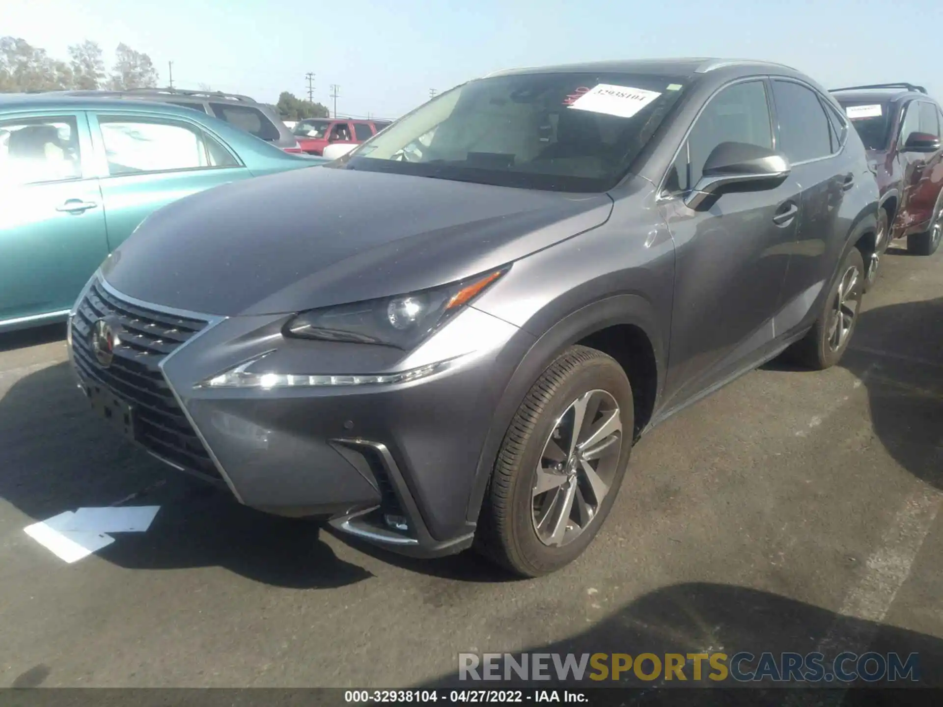 2 Фотография поврежденного автомобиля JTJDARBZ8L5004560 LEXUS NX 2020