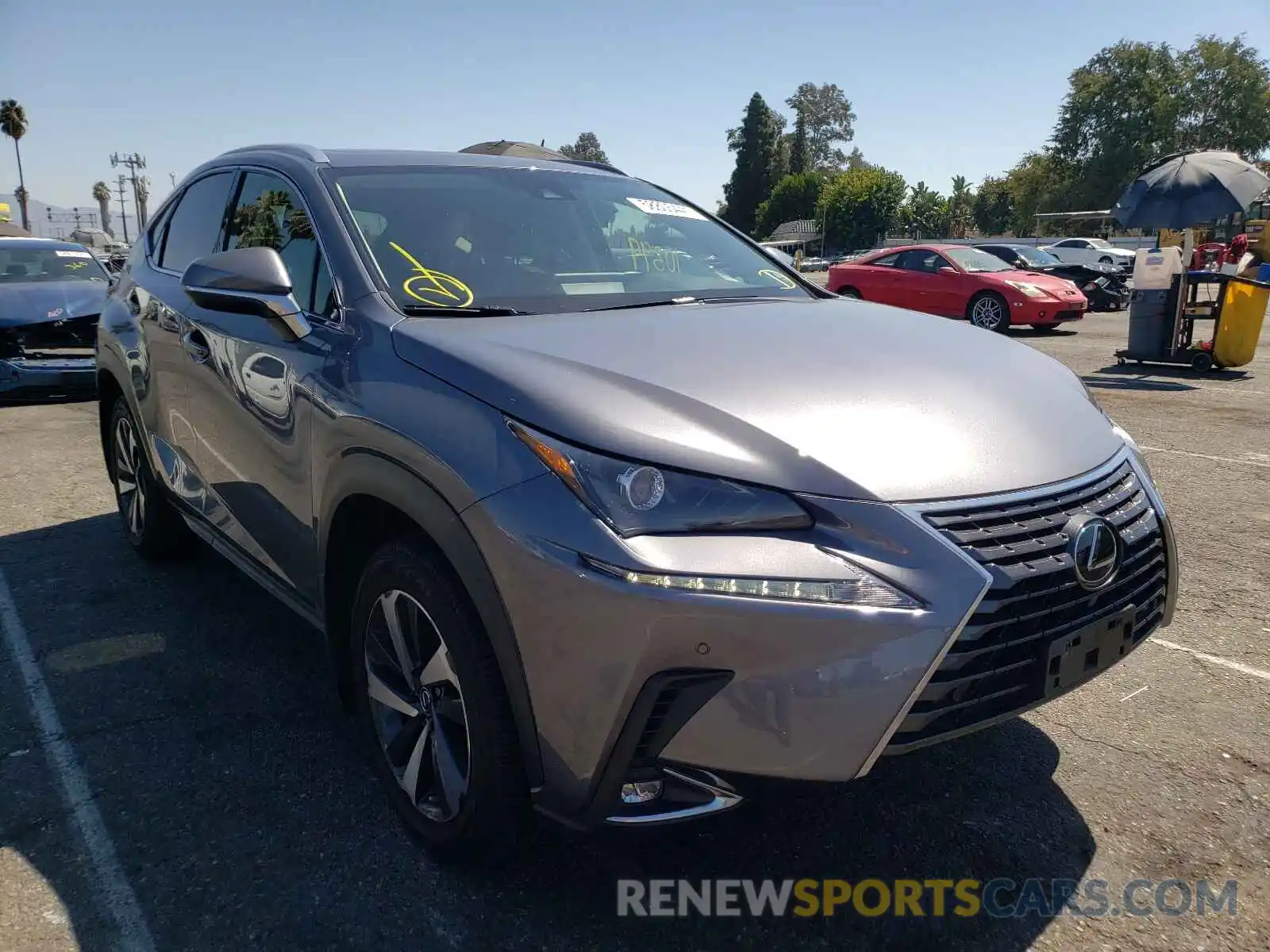 1 Photograph of a damaged car JTJDARBZ8L5013016 LEXUS NX 2020