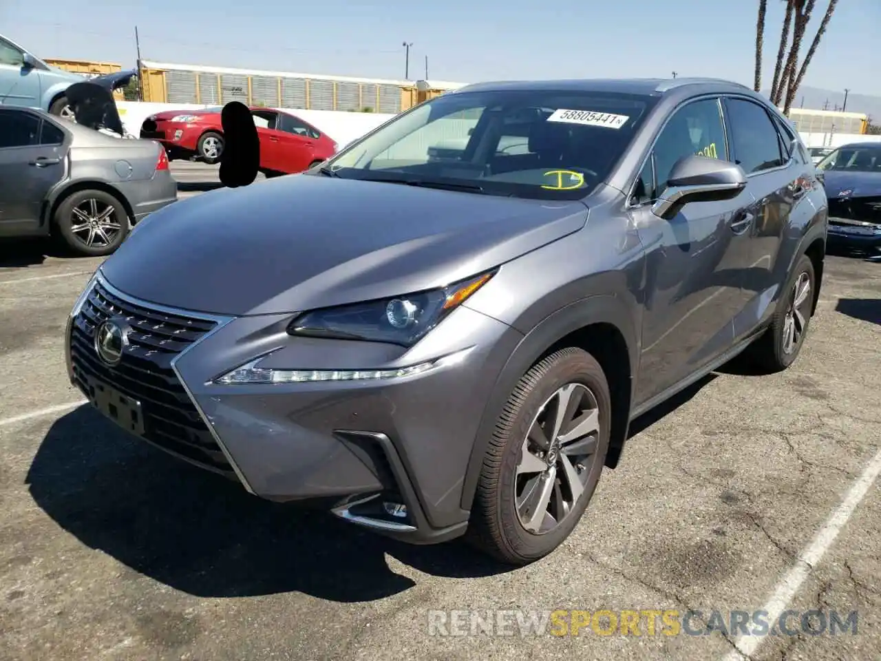 2 Photograph of a damaged car JTJDARBZ8L5013016 LEXUS NX 2020