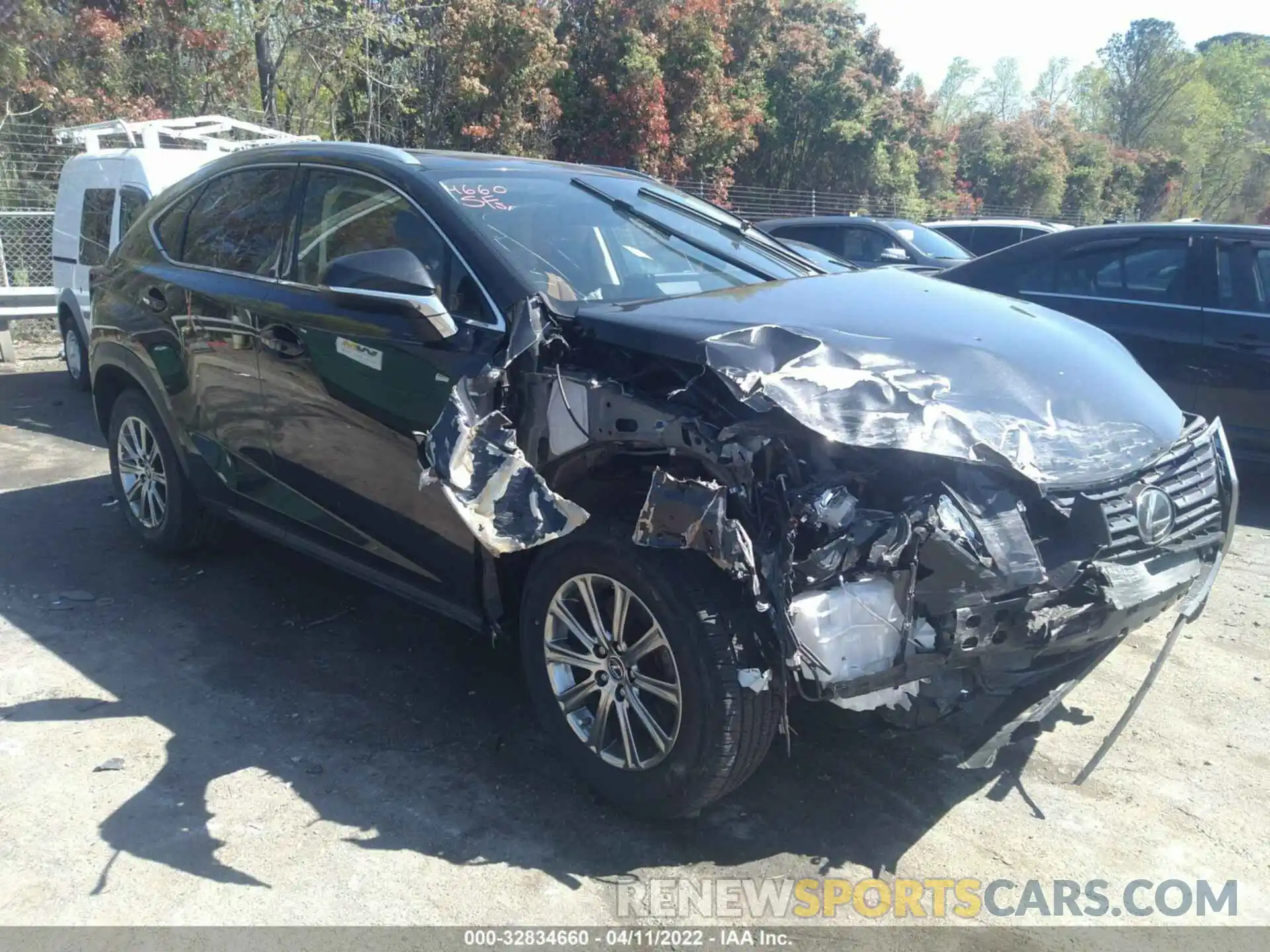 1 Photograph of a damaged car JTJDARBZ9L2163590 LEXUS NX 2020