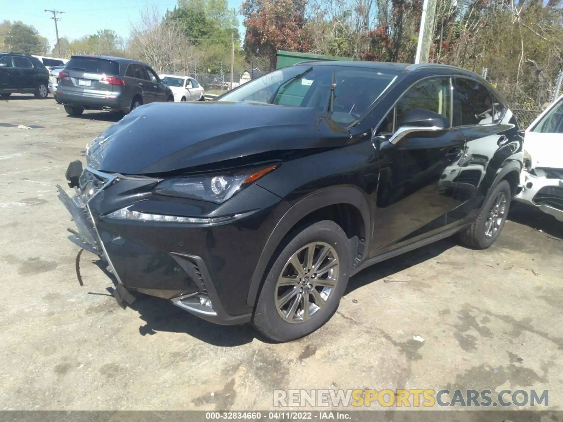 2 Фотография поврежденного автомобиля JTJDARBZ9L2163590 LEXUS NX 2020