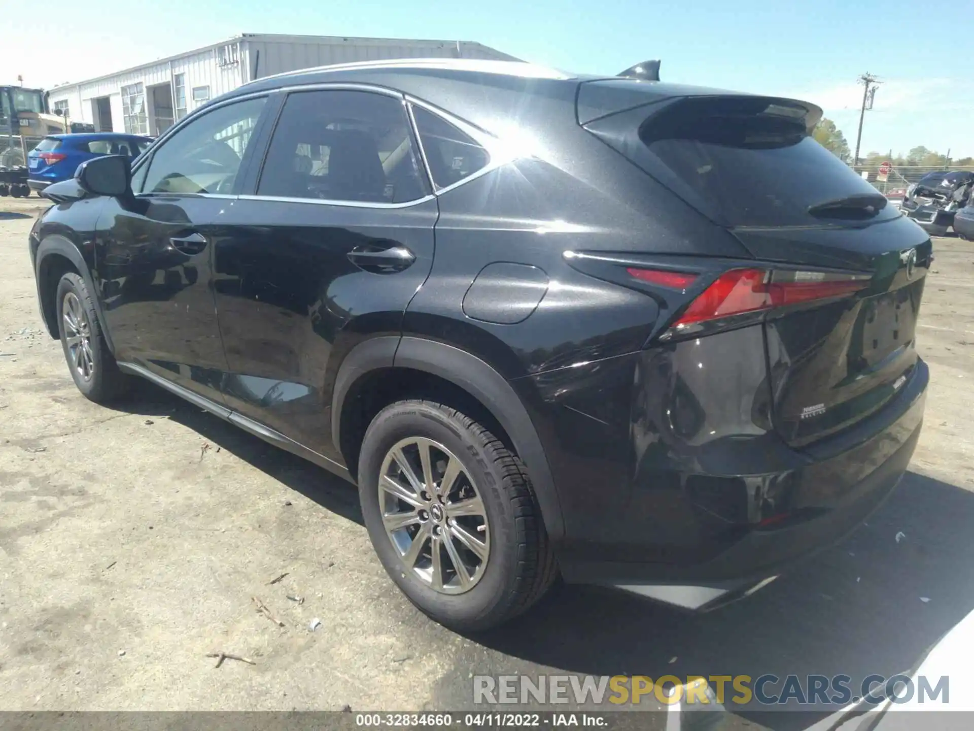 3 Фотография поврежденного автомобиля JTJDARBZ9L2163590 LEXUS NX 2020