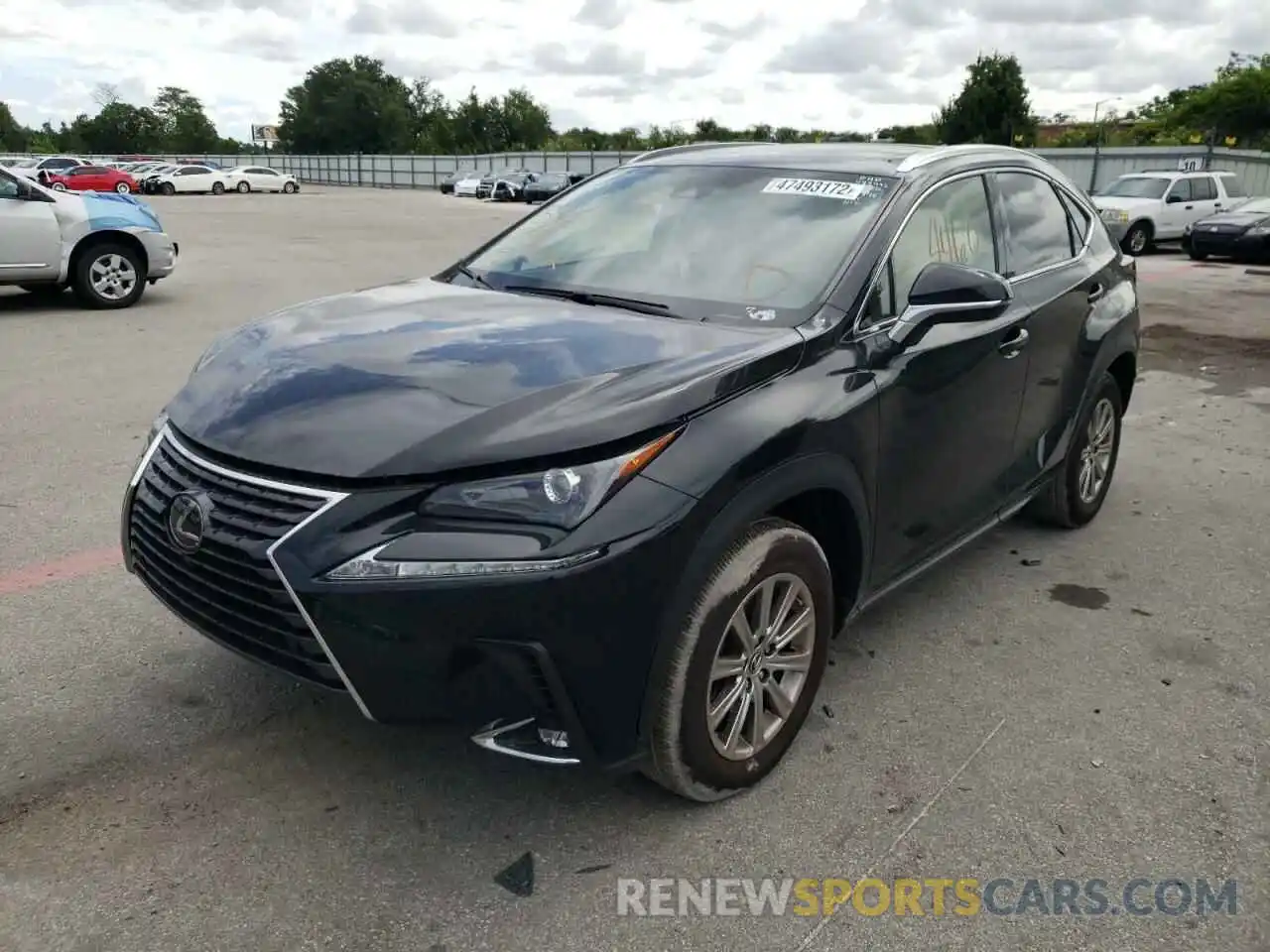 2 Photograph of a damaged car JTJDARBZ9L2173357 LEXUS NX 2020