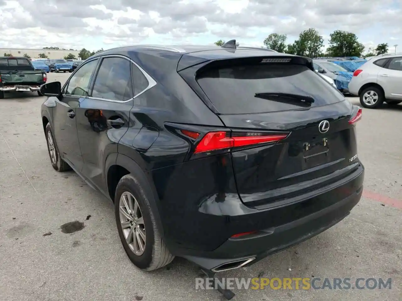 3 Photograph of a damaged car JTJDARBZ9L2173357 LEXUS NX 2020