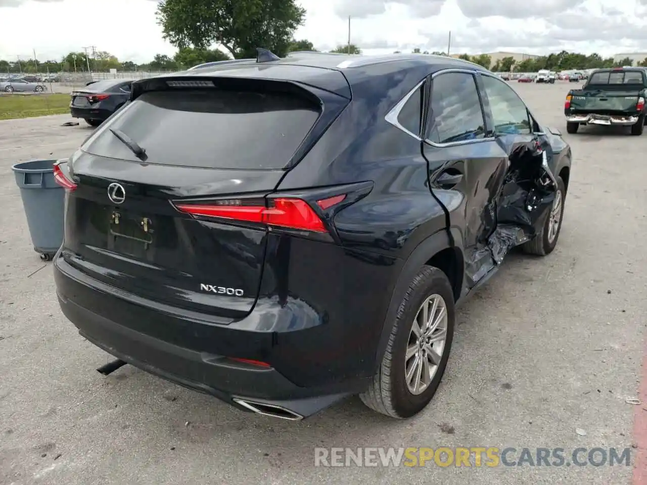 4 Photograph of a damaged car JTJDARBZ9L2173357 LEXUS NX 2020