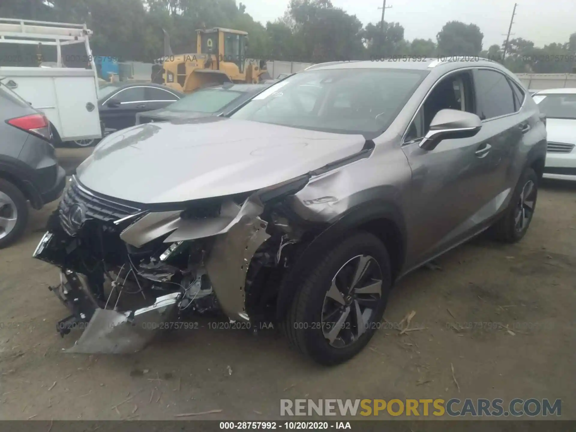 2 Photograph of a damaged car JTJDARBZ9L5000159 LEXUS NX 2020