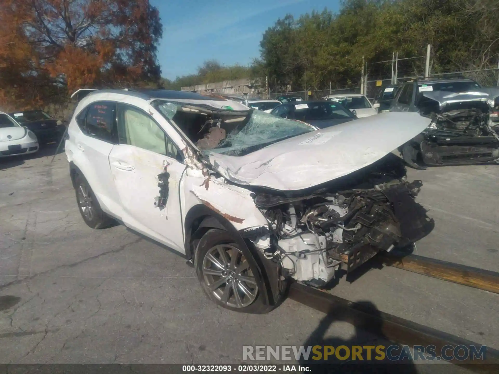 1 Photograph of a damaged car JTJDARBZ9L5008892 LEXUS NX 2020