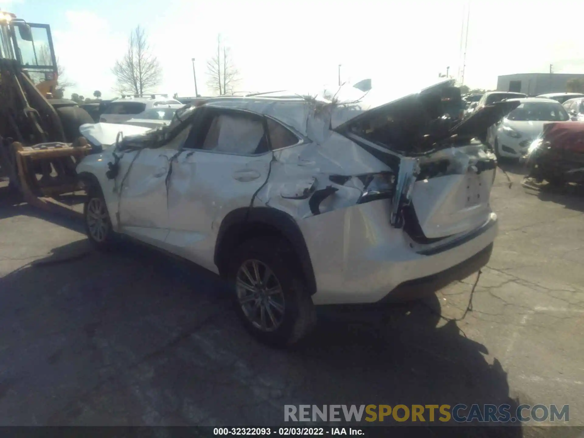 3 Photograph of a damaged car JTJDARBZ9L5008892 LEXUS NX 2020