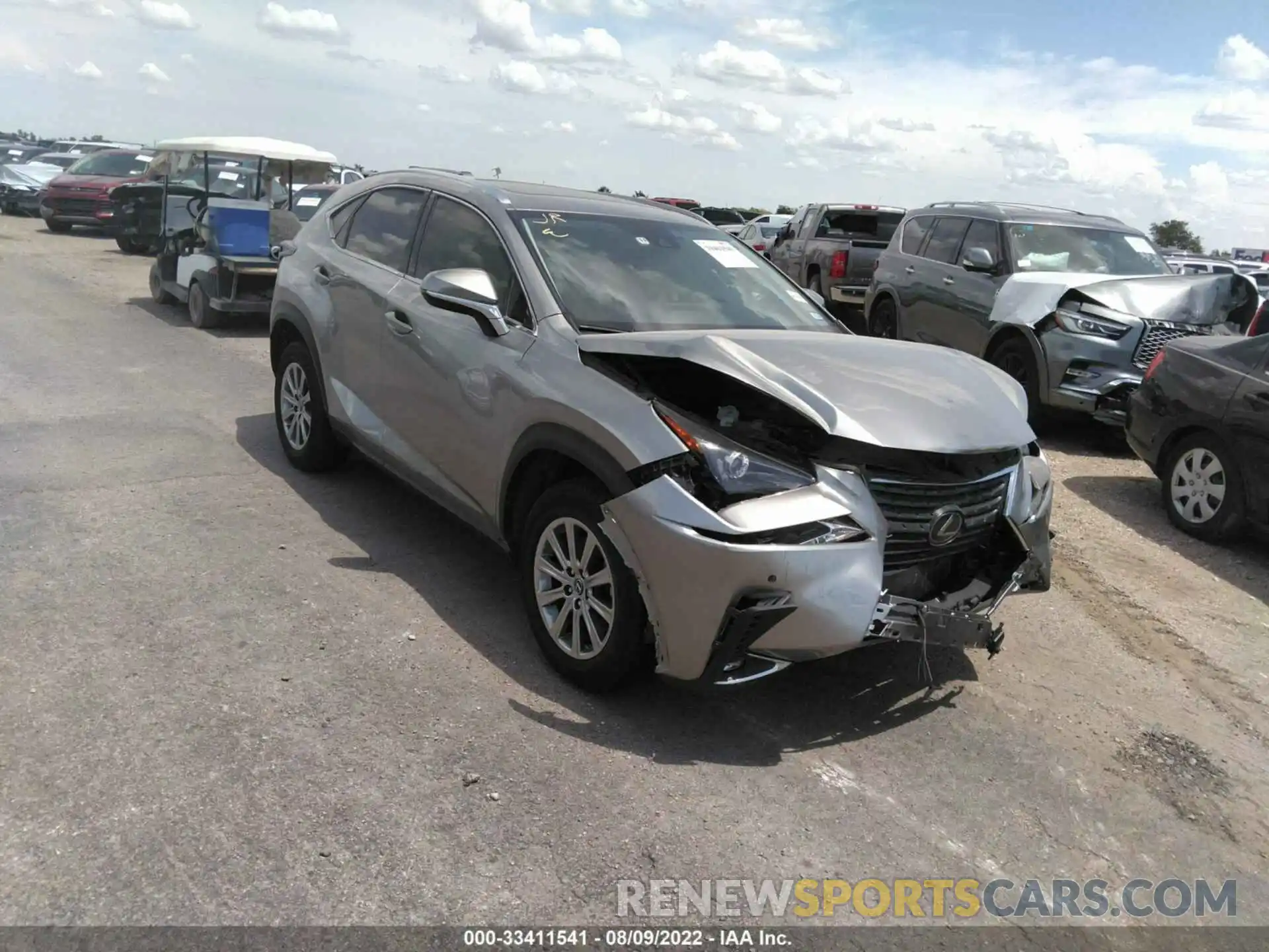 1 Photograph of a damaged car JTJDARBZ9L5012876 LEXUS NX 2020