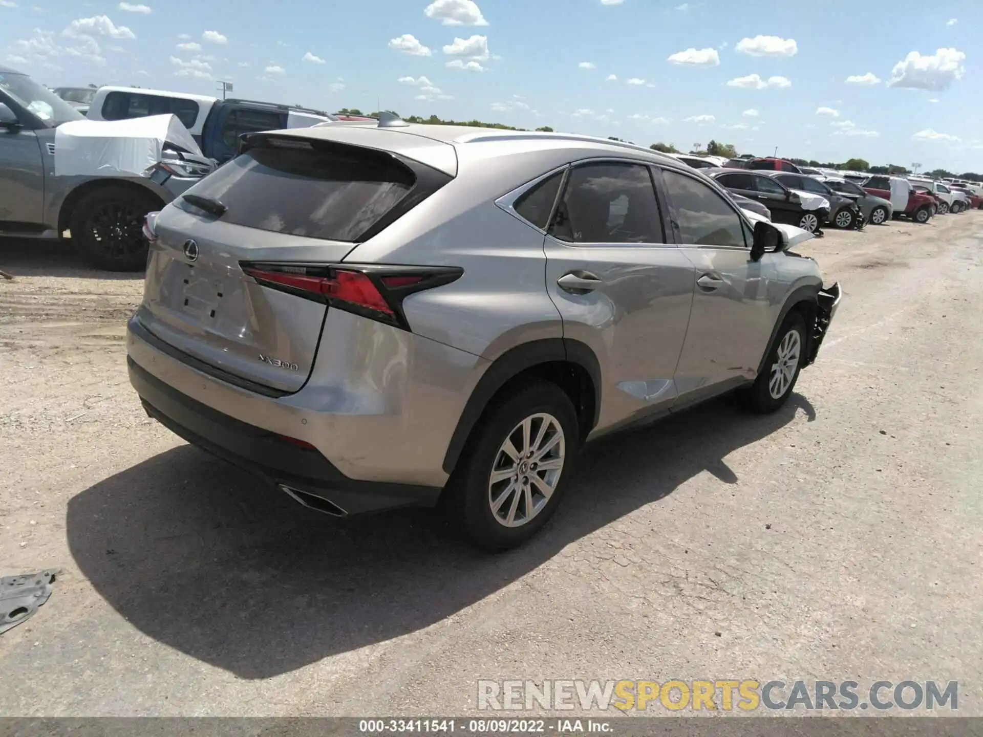 4 Photograph of a damaged car JTJDARBZ9L5012876 LEXUS NX 2020