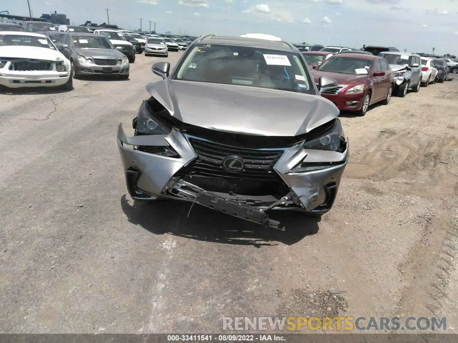 6 Photograph of a damaged car JTJDARBZ9L5012876 LEXUS NX 2020