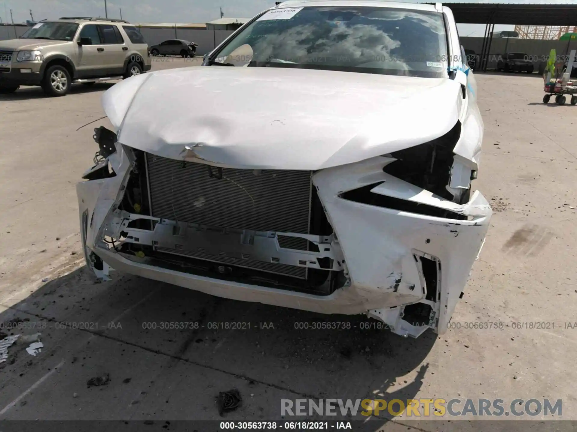 6 Photograph of a damaged car JTJDARBZ9L5016734 LEXUS NX 2020