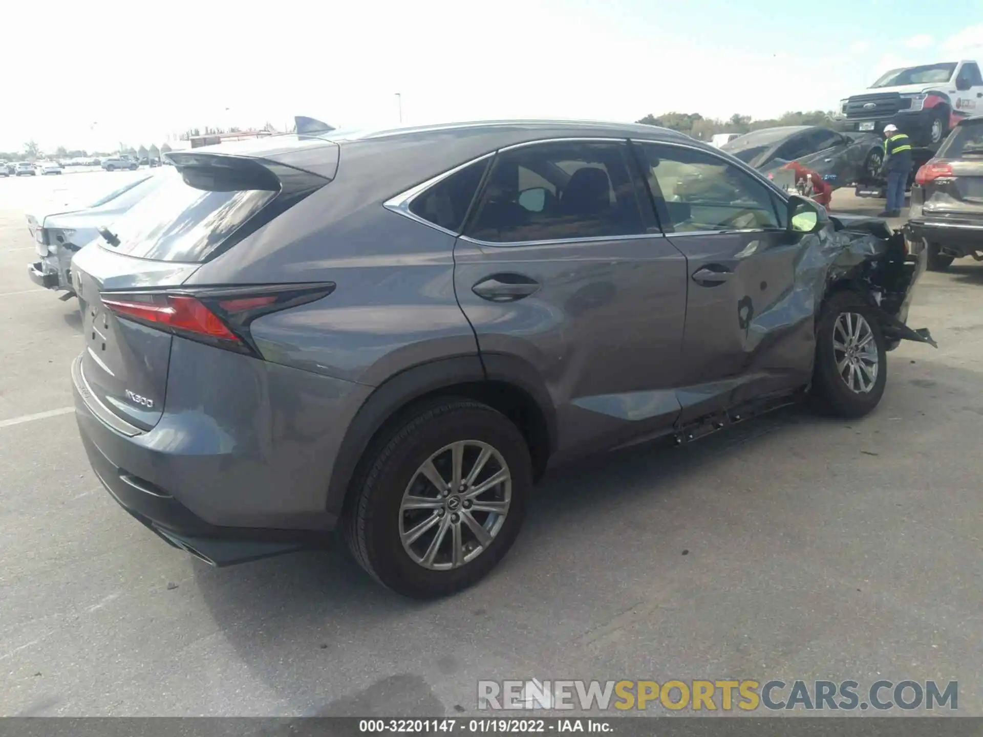 4 Photograph of a damaged car JTJDARBZ9L5019052 LEXUS NX 2020