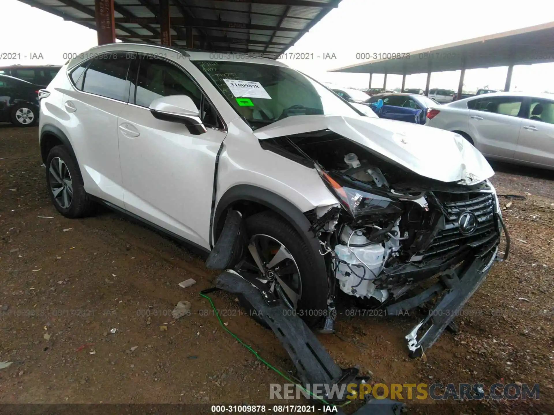 1 Photograph of a damaged car JTJDARBZXL5003331 LEXUS NX 2020